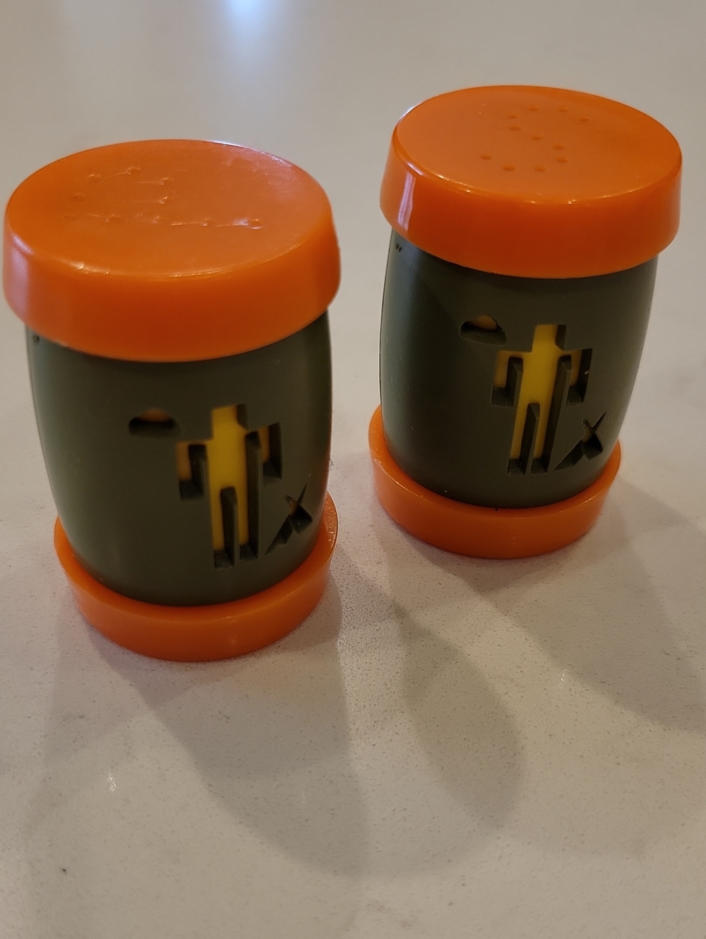Vintage St Labre Indian Salt And Pepper Shakers